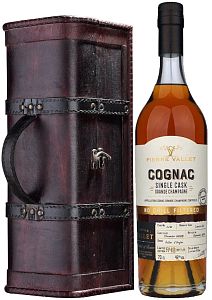 Пьер Валле Сингл Каск, Гранд Шампань в дер. сундучке 